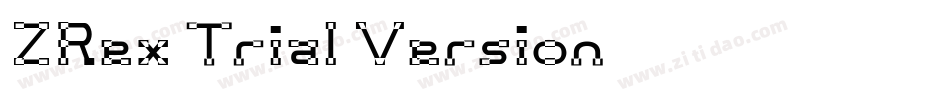 ZRex Trial Version字体转换